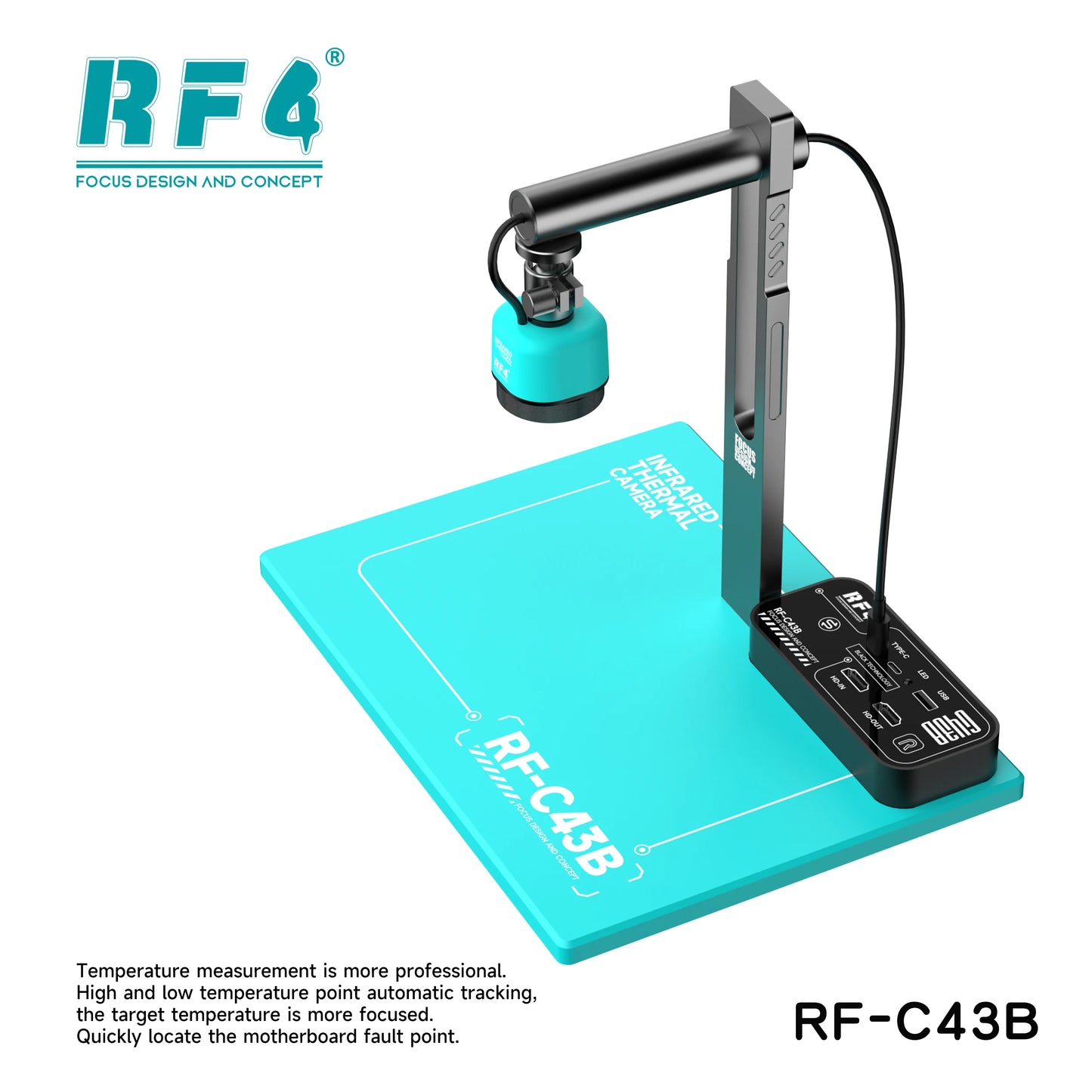 RF4 Intelligent Thermal Imager Seamlessly Integrates With All Microscope Cameras For High-precision Thermal Imaging - Instantly