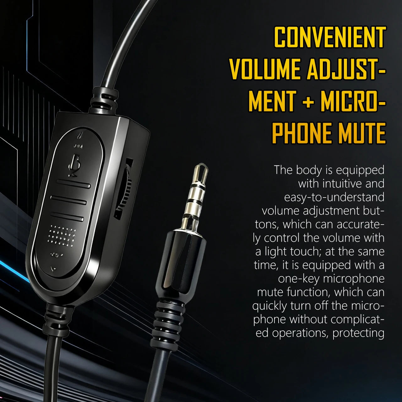 7260 Wired Headset with Mic,Ideal for Work Conferences、Study Documentation、Entertainment Gaming,Compatible with:PS4/PS5/Xbox One