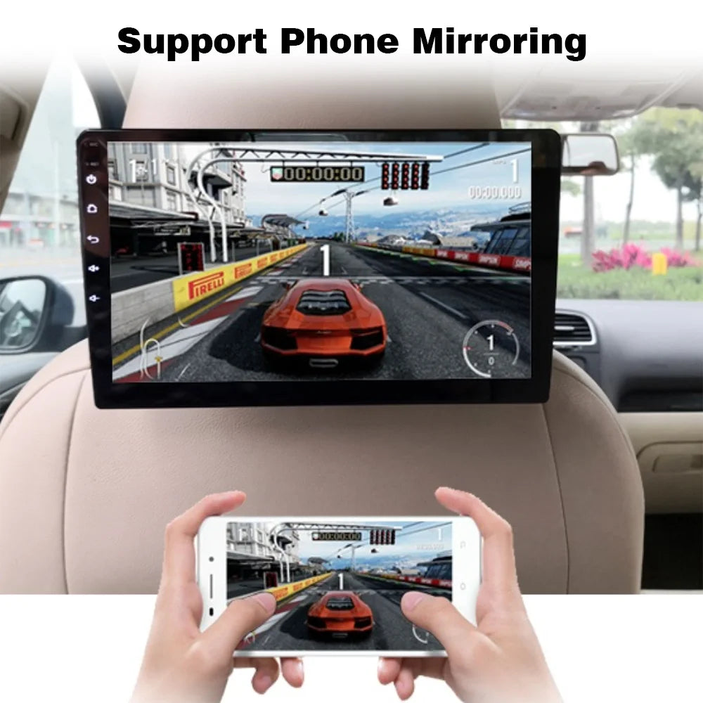 10 Inch Android Car Monitor Screen For Car TV Automotive Multimedia Touch Screen Android TV Monitor In The Car Headrest Monitor