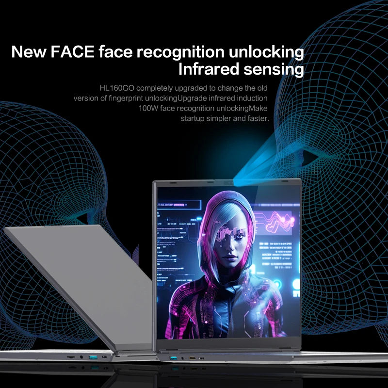 Factory Custom 16-inch Business Touch Screen Laptop with Core I3-8109U Supporting Face Recognition Function and Backlit Keyboard