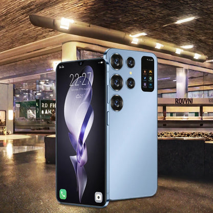 High Quality S24+ Ultra 5G Smartphone Unlocked Android 13.0 Cell Phone with Decacore CPU HD Screen Resolution 65W Quick Charge