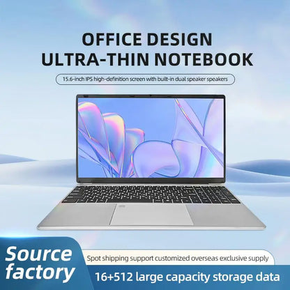 TOAI Factory Price 15.6" IPS Panel Intel N5095 Quad Core Business Laptop 16GB RAM 256GB SSD Windows 10 Pro Camera Brand New