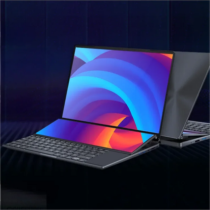 2025 Intel Core I7 9750H Dual Screen Laptop 16 Inch (14 Inch Touch Screen) Gaming Laptop Notebook Computer DDR4 Windows 10 11