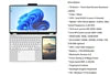 2025 New Ultra Slim Notebook 15.6+7 Inch Dual Screen Quad Core Processor 120Hz Refresh Rate English Keyboard Laptop