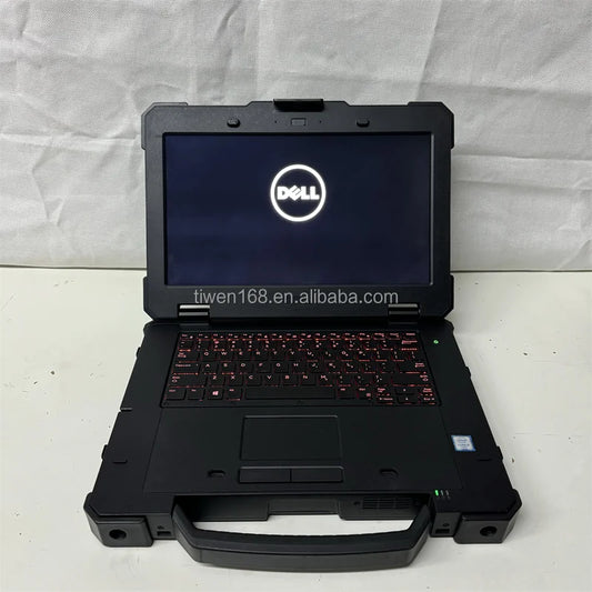 Used Laptop 14 Rugged Extreme 7414 I5-6300U RAM16GB SSD1TB WITH Double RJ-45 RS232 14INCH RGB Keyboard Orginal Second Computer