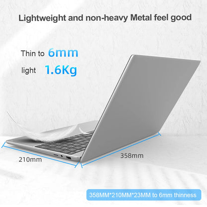 15.6 Inch N95 Laptop Lightweight Portable Business Entertainment  Office Laptop