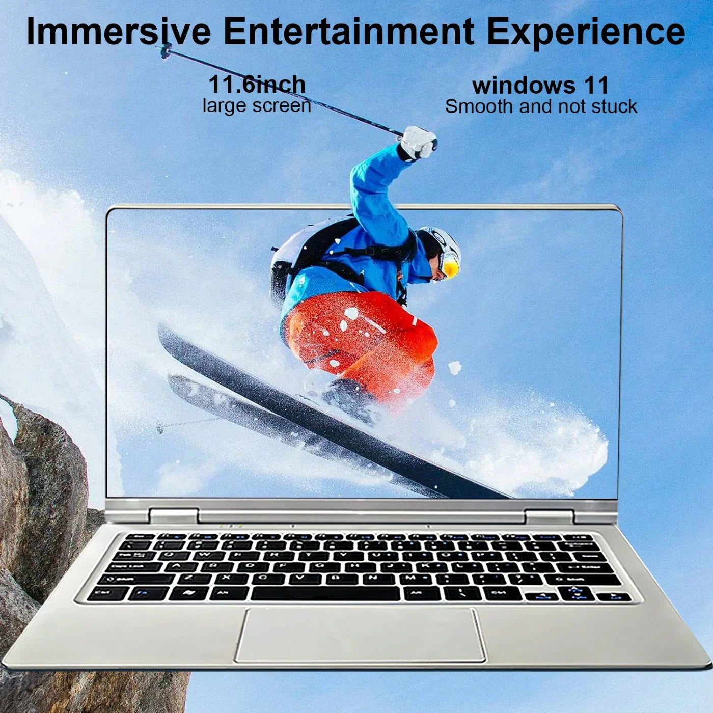 Brand New 11.6inch Touch Screen Laptop with Win 10/Win 11 Intel Processor for Office Home School