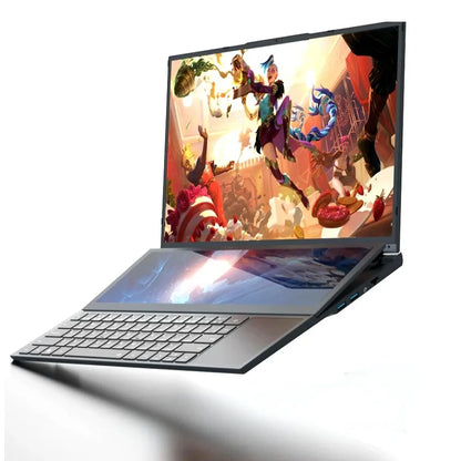 2025 Intel Core I7 9750H Dual Screen Laptop 16 Inch (14 Inch Touch Screen) Gaming Laptop Notebook Computer DDR4 Windows 10 11