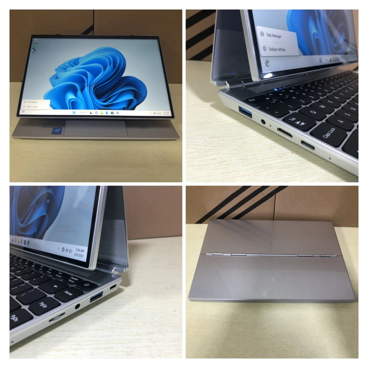 14 Inch Portable YOGA Touch Screen Intel Celeron N95 360 Degree Folding Students Touch Screen  2 in 1 Business Office Laptop