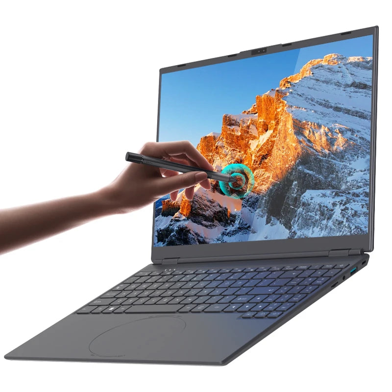 Factory Custom 16-inch Business Touch Screen Laptop with Core I3-8109U Supporting Face Recognition Function and Backlit Keyboard