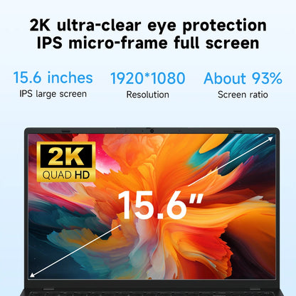 16GB RAM 512GB Ssd 1TB Intel I5 Laptop Computer  2.0MP hd 1080P 15.6inch IPS Laptop Business Cheap Gaming Laptop