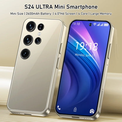 Wholesale New Mini S24 3G/4G/5G Smartphone 4-Inch Display Quad Core 4GB + 128GB Dual SIM