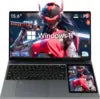 Factory Dual Screen Laptop 15.6"LCD Screen+7"Touch Screen N100 512GB Student Laptop Business Portable PC Backlight Win11 Pro