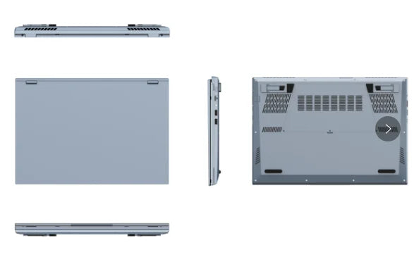 1260P Processor16+16 Inch Touch Dual Screen Double Monitor 32GB 1TB 2TB SSD Intel Core I7 10th Gen Business Laptop