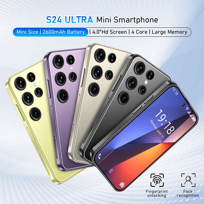 Wholesale New Mini S24 3G/4G/5G Smartphone 4-Inch Display Quad Core 4GB + 128GB Dual SIM