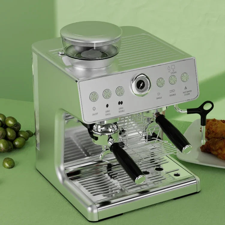 Semi-automatic Espresso & Coffee Making Machine Instant Hot for Home Office Car Hotel-Electric Power Source