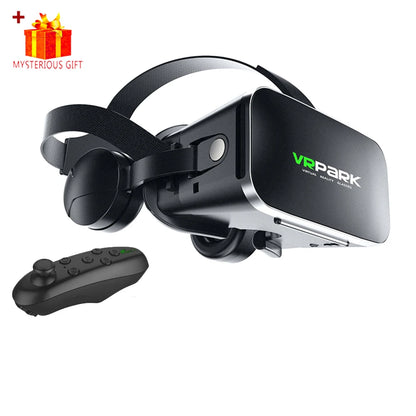 Virtual Reality VR Glasses 3D Headset Bluetooth Devices Smart Phone Helmet Goggles Lenses Smartphone Viar Headphones Cell Mobile