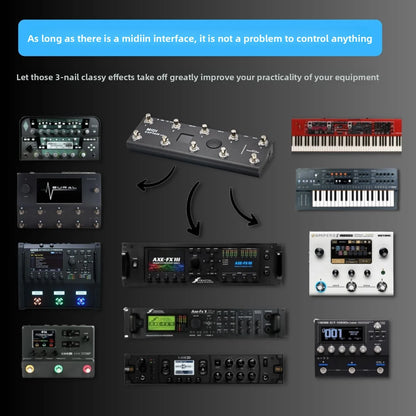 Midi captain std midi captain controller supports pc/cc/note full command time engine