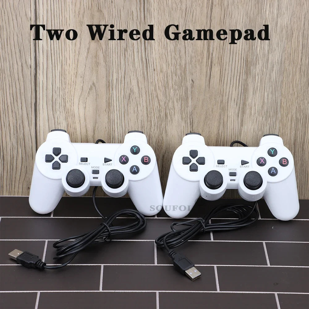 GS5 Pro G620 Video Game Console With 620 Classic Game 8 Bit TV Consola Retro Handheld Kids USB Two Wired Gaming Player AV Output