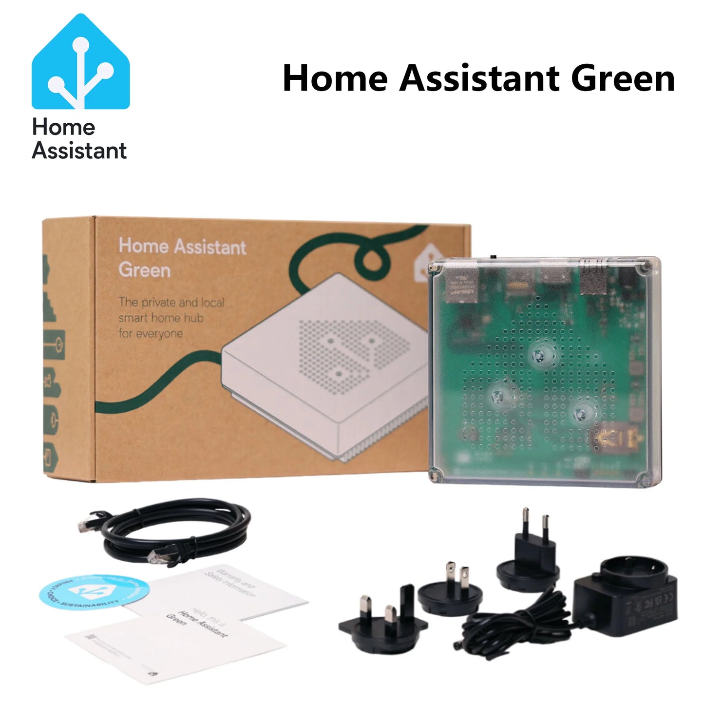 Home Assistant Green Smart Homekit 4GB RAM 32GB eMMC the easiest and most privacy-focused way to automate your home