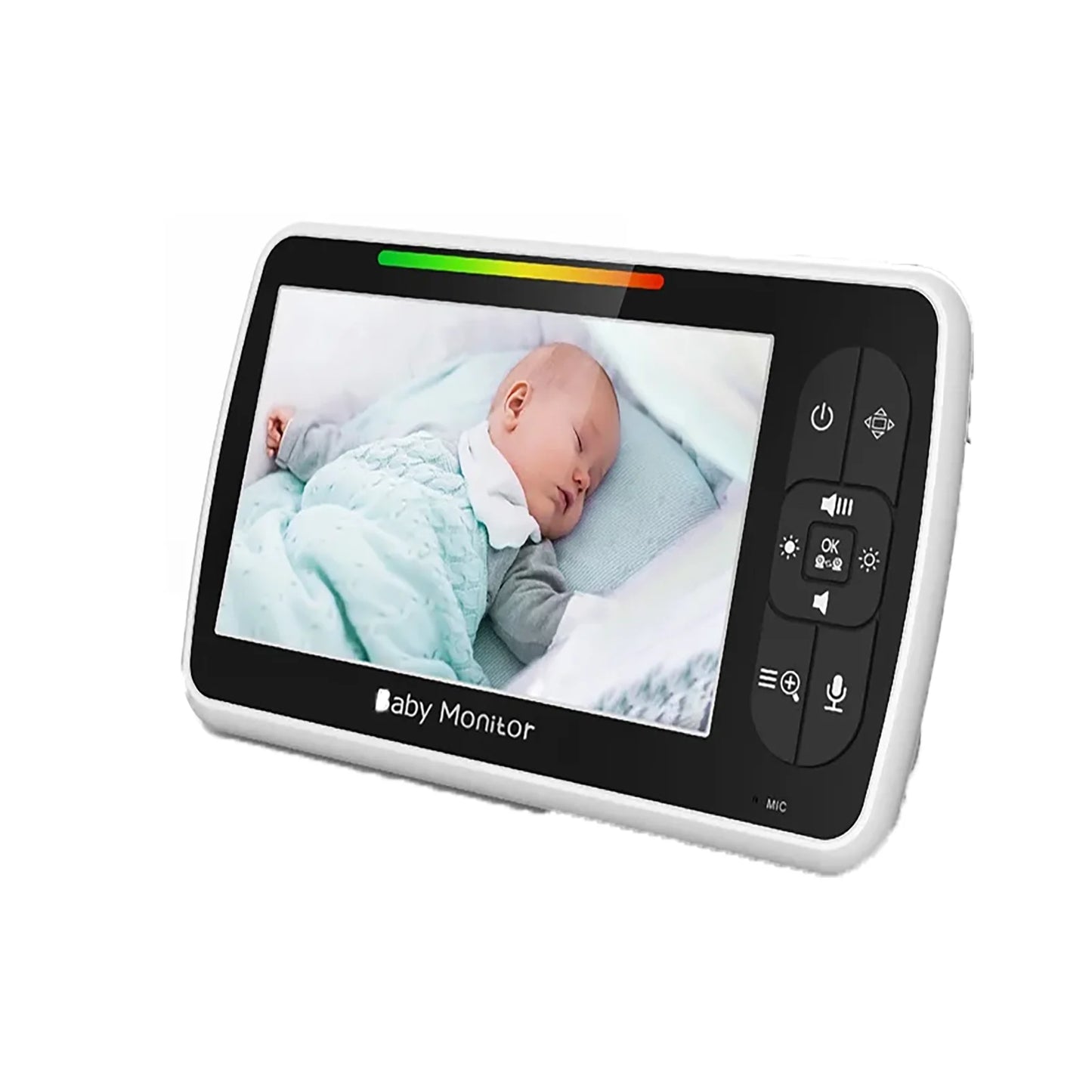 Accessory Baby Monitor Single Camera and monitor, equipped with remote pan tilt zoom camera, two-way VOX communication.