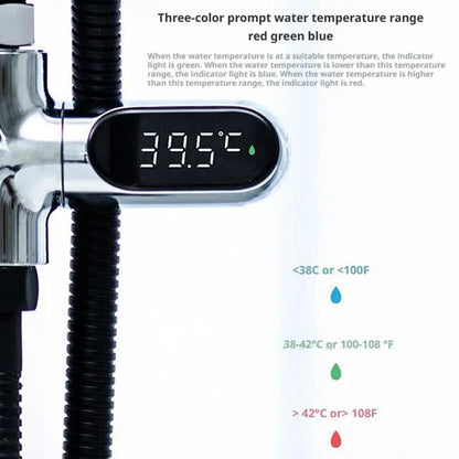 Hot Tub Water Temperature Monitor Electricity LED Display Home Shower Faucets Water Thermometer Bathing Temperature Meter