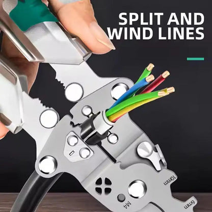 Multi-tool Pliers Electrician Dedicated Wire stripping Peeling Wiring Crimping Tools Tough Built Hand Tools With Electrical Test