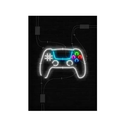 Game Gaming Room Gamepad Abstract Posters and Prints Wall Art Canvas Paintings Pictures Gamer Gift for Boys Children Room Decor