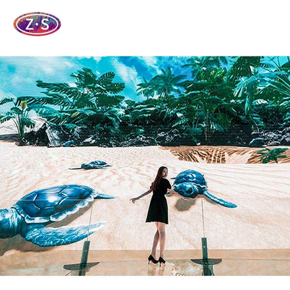 3D HD Immersive Viewing LED Display Screen Hanging Glass Hologram Cinema