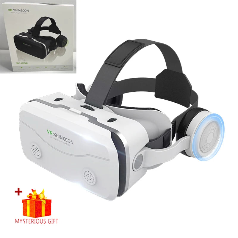 3D Viar Phone Virtual Reality VR Glasses Helmet Headset Smart Devices Lenses Goggles For Smartphones Cell Headphone Mobile Games