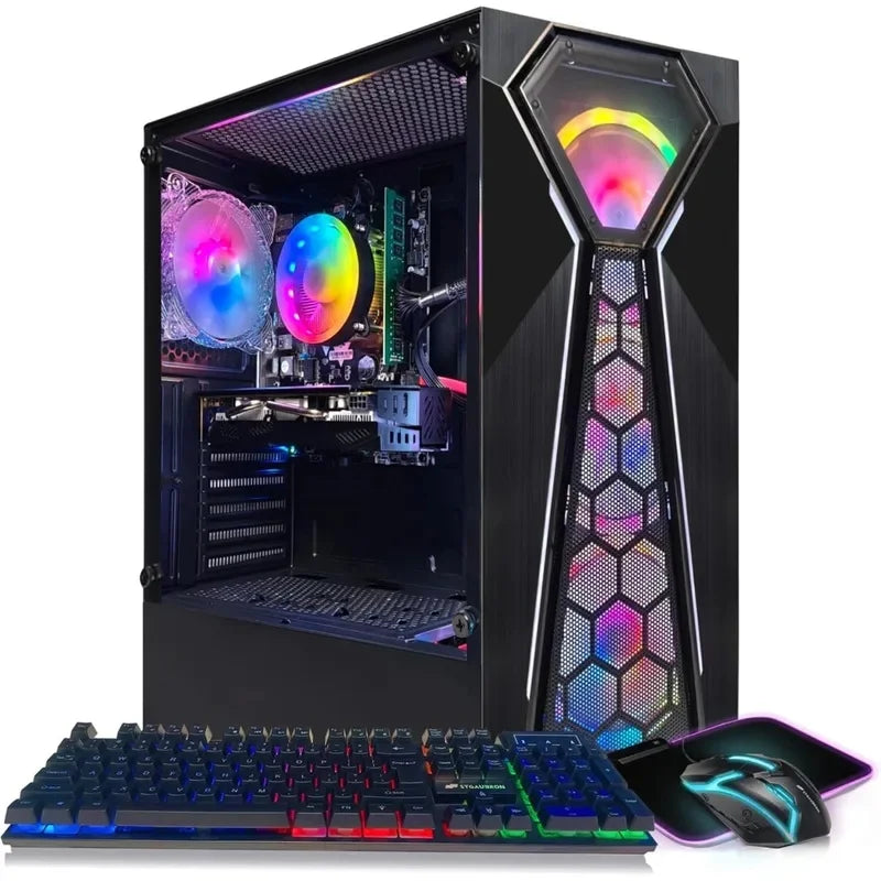 Gaming PC Computer Desktop, Radeon RX 580 16G GDDR5, Core i5-9400F up to 4.1GHz