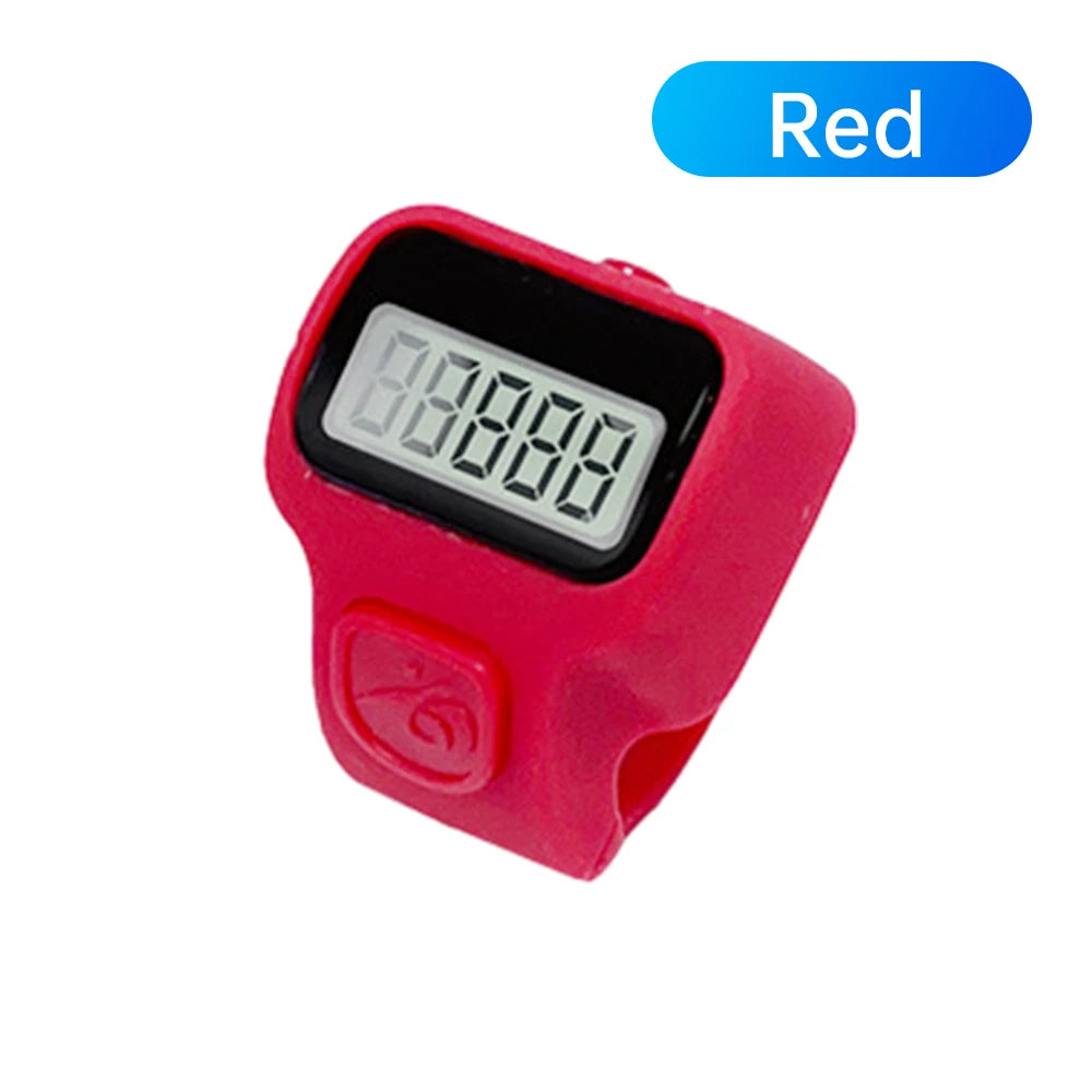 Digital LED Counter Electronic Finger Clicker Electronic Counting Convenient Tool People Flow Counter Easy To Use Counter