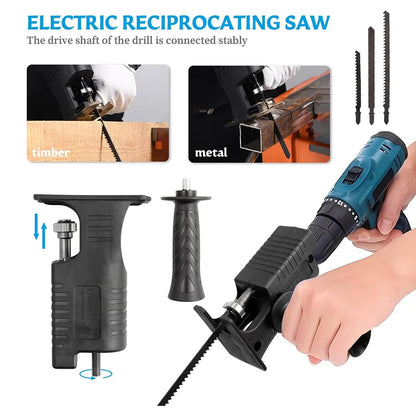 Handheld Electric Drill to Electric Saw Household Reciprocating Saw Small-scale Carpenter's Handheld Electric Tool Accessory Set
