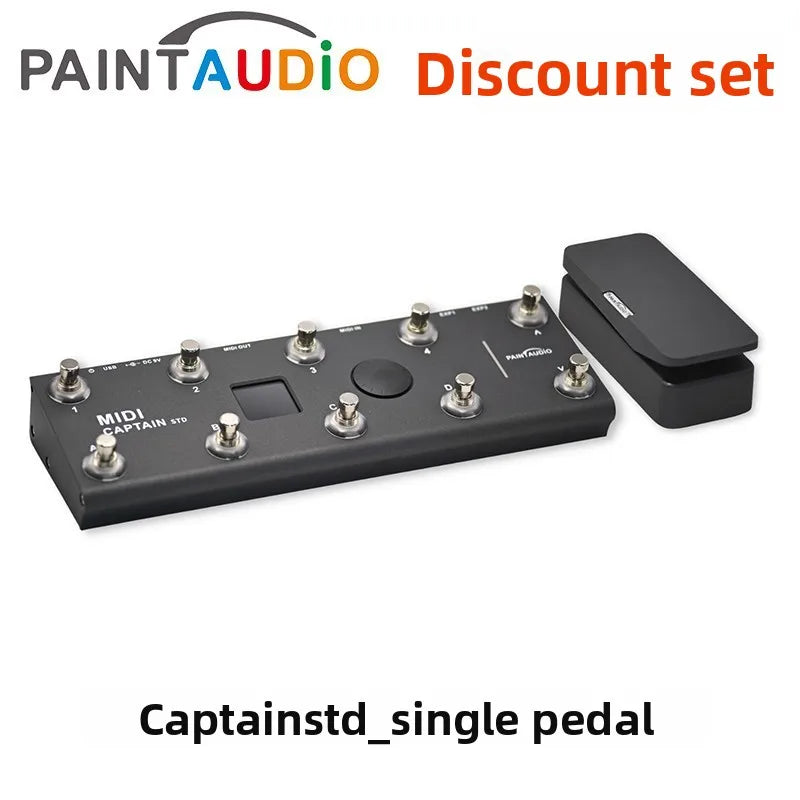 Midi captain std midi captain controller supports pc/cc/note full command time engine