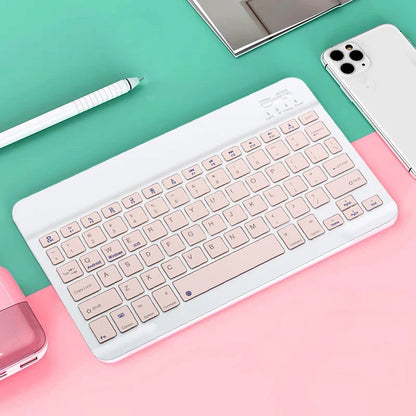 Bluetooth-Compatible Wireless Keyboard Rechargeable Wireless Gaming Keyboard For iOS Android Windows Smart Phone ipad PC Laptop
