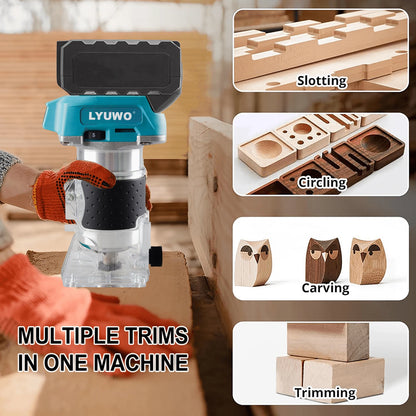 Electric tools, brushless edge trimming machine, 20V edge trimming machine, woodworking planer, fine woodworking DIY hand tools