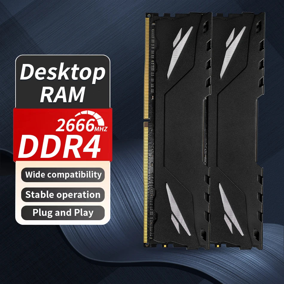 ENVINDA Memoria Ram DDR4 8gb 16gb 2666mhz 3200mhz DDR4 Desktop Memory 288pin Udimm XMP2.0 Heatsink for Motherboar