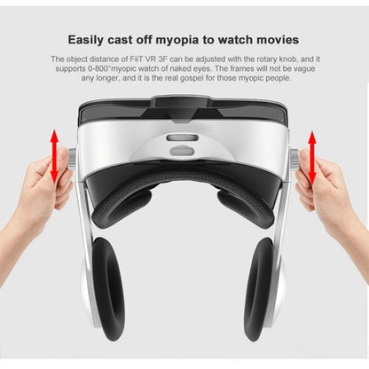 Virtual Reality 3D VR Glasses Headset Phone Viar Device Helmet Lenses Goggles Smart Smartphone Headphone Mobile Game Cell Viewer