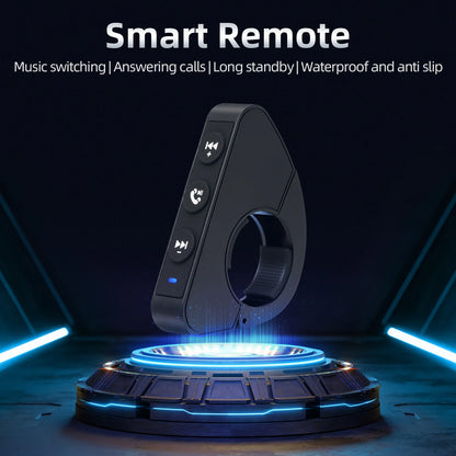 Motorcycle Handlebar Media Controller Steering Wheels Switch Bluetooth-compatible Wireless Media Smart Phone Remote Controller