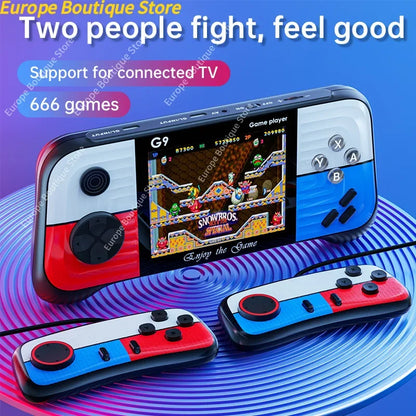 G9 Game Console 3 Inch Screen Handheld Game Device Portable Games Support 2 Players Video Gaming Machine for Kids
