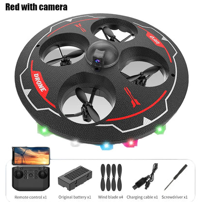 Drone with Camera Foam UAV Ufo Intelligent Obstacle Avoidance Aerial Aircraft Mini RC Helicopter Dron Toys for Kids Christmas