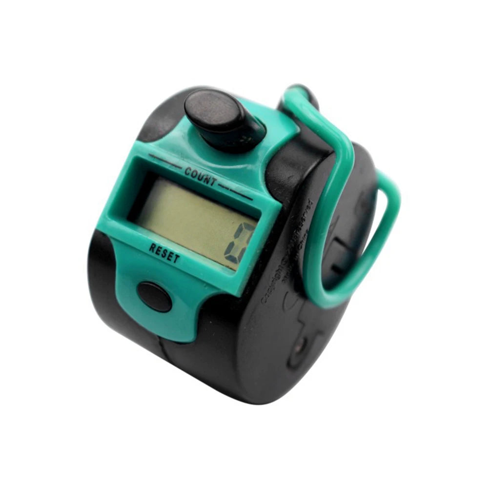 Handheld LED electronic counter 5-digit handheld LCD display electronic motion counting tool