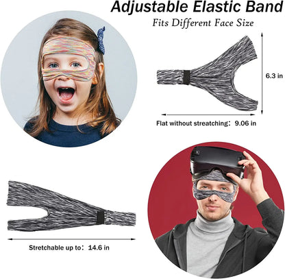 For Oculus Quest 2 Accessories VR Mask Cover Breathable Sweat Band Virtual Reality Headset for Meta Quest 3S /3 Pico 4 VR
