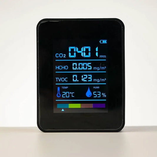 Portable Carbon Dioxide Air Temperature And Humidity Air Quality Monitor