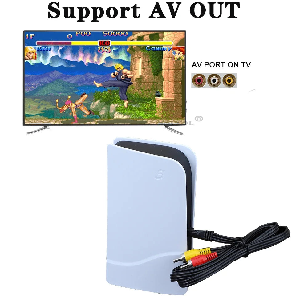 GS5 Pro G620 Video Game Console With 620 Classic Game 8 Bit TV Consola Retro Handheld Kids USB Two Wired Gaming Player AV Output