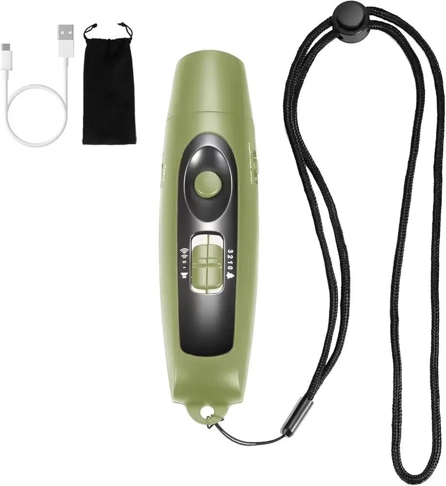 Electronic Whistle with Light, USB Charging, High Volume, Sports, Referee, Traffic, Pet Training, Outdoor