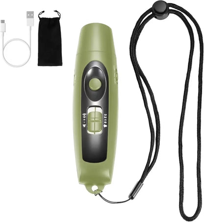 Electronic Whistle with Light, USB Charging, High Volume, Sports, Referee, Traffic, Pet Training, Outdoor