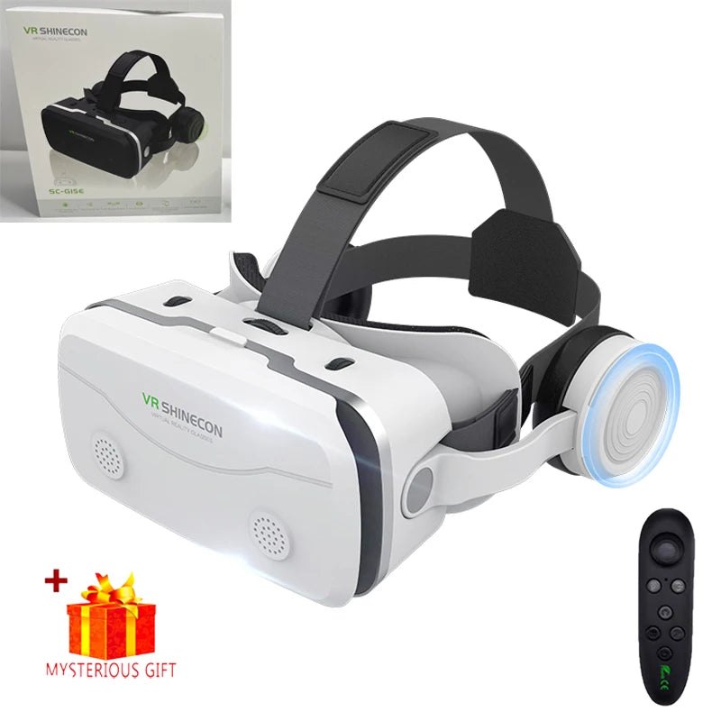 3D Viar Phone Virtual Reality VR Glasses Helmet Headset Smart Devices Lenses Goggles For Smartphones Cell Headphone Mobile Games