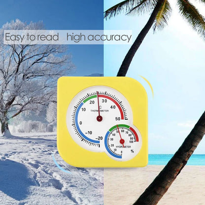 Temperature Humidity Sensor Large Numbers Temperature Humidity Monitor Gauge for Home/Room/ Outdoor/Offices/Display Mechanical