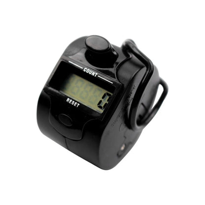 Handheld LED electronic counter 5-digit handheld LCD display electronic motion counting tool